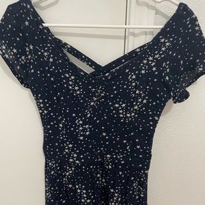 Hollister Navy Star Romper